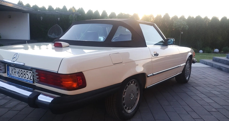 Mercedes-Benz SL cena 72000 przebieg: 145000, rok produkcji 1986 z Lublin małe 37